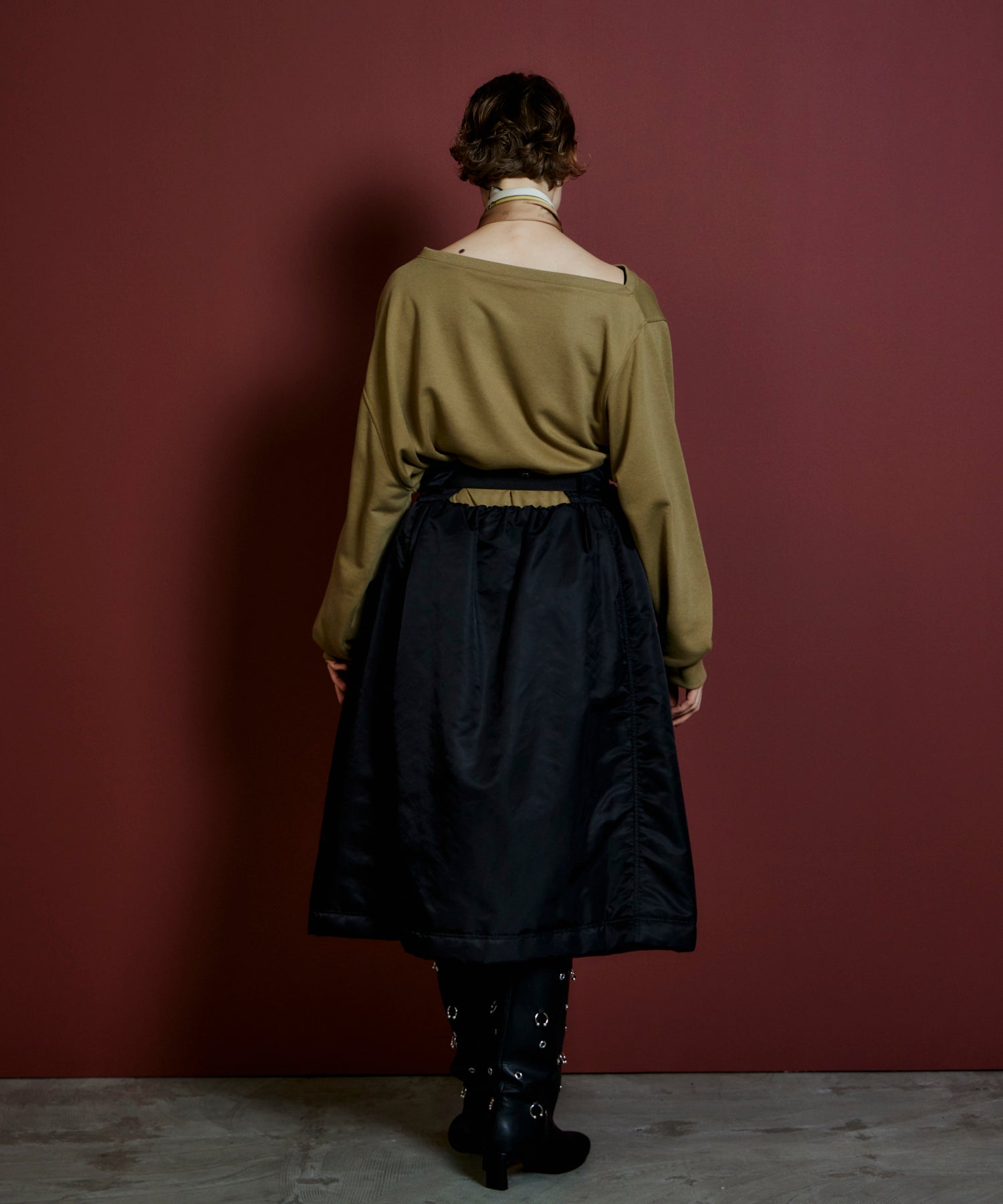 【26AUTUMN PRE-ORDER】2WAY MA-1-Like Military Mini Dress