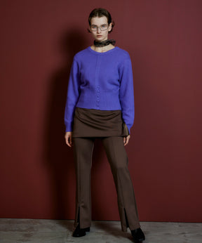 【26AUTUMN PRE-ORDER】Skirt Layered Pants
