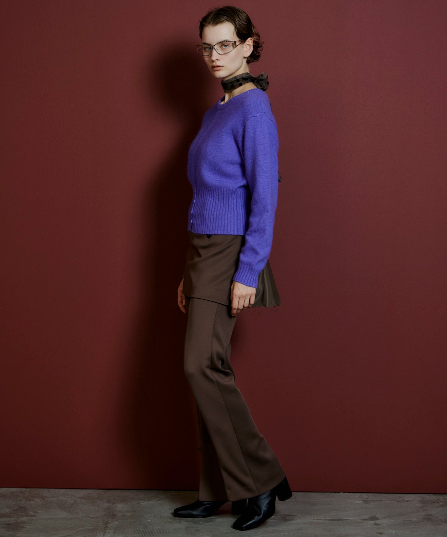 【26AUTUMN PRE-ORDER】Skirt Layered Pants