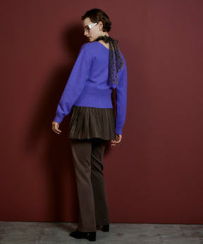 【26AUTUMN PRE-ORDER】Raccoon Blend 2-Way Front Button Pullover