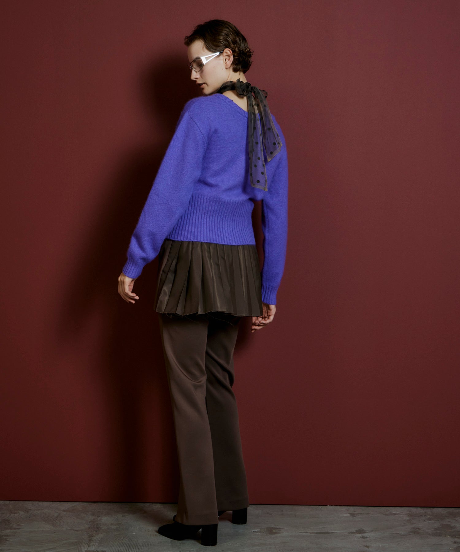 【26AUTUMN PRE-ORDER】Skirt Layered Pants