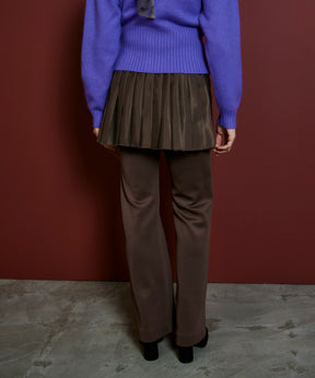 【26AUTUMN PRE-ORDER】Skirt Layered Pants