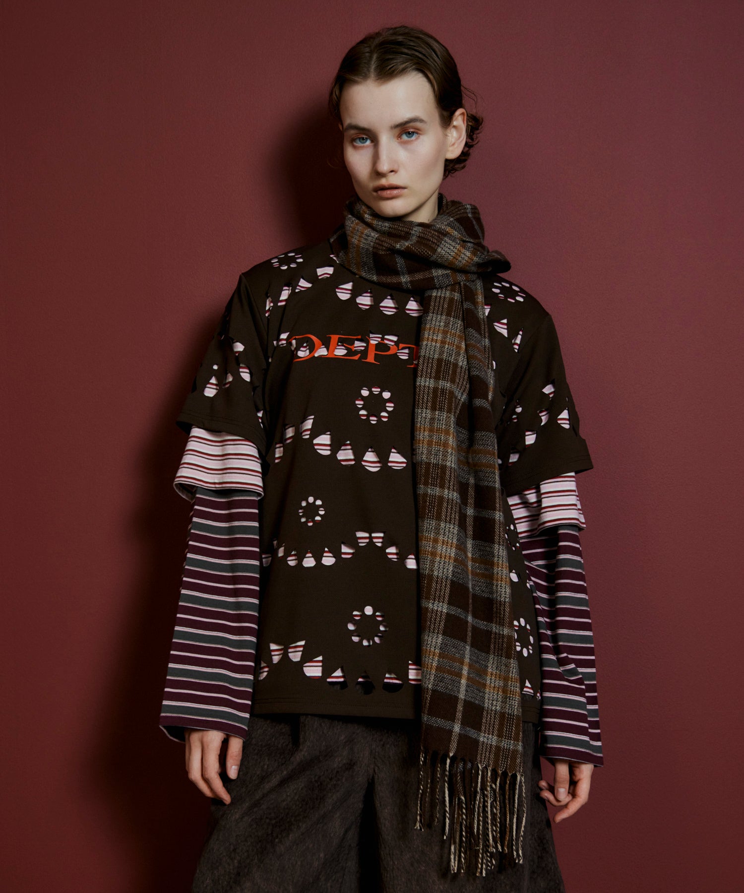 【26AUTUMN PRE-ORDER】Check Scarf