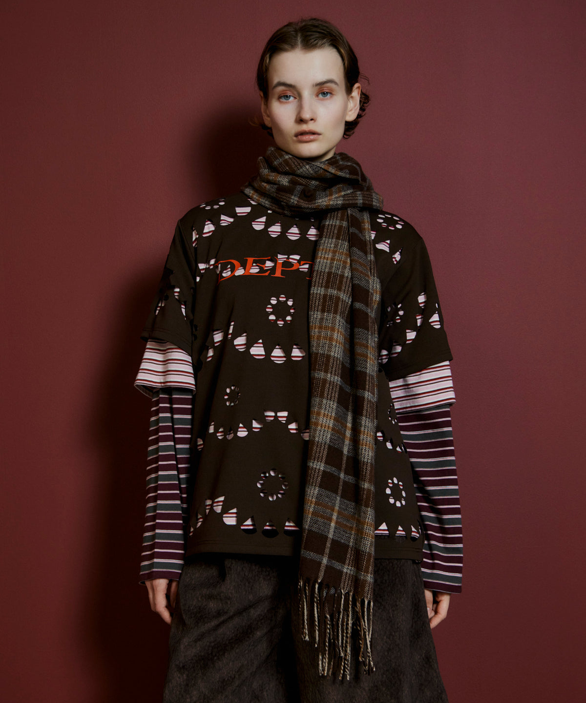 【26AUTUMN PRE-ORDER】Check Scarf