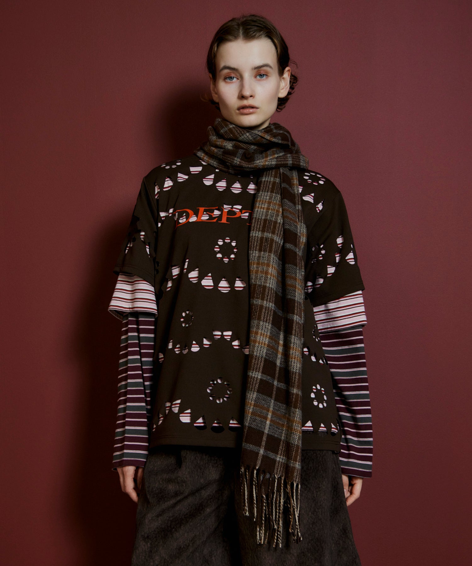 【26AUTUMN PRE-ORDER】Check Scarf