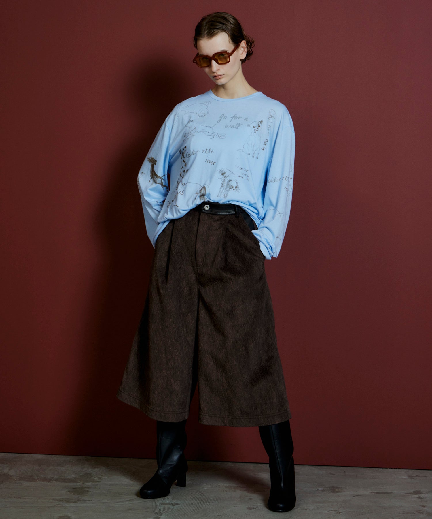 【26AUTUMN PRE-ORDER】Dog Party Long Sleeve T-Shirt