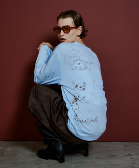 【26AUTUMN PRE-ORDER】Dog Party Long Sleeve T-Shirt