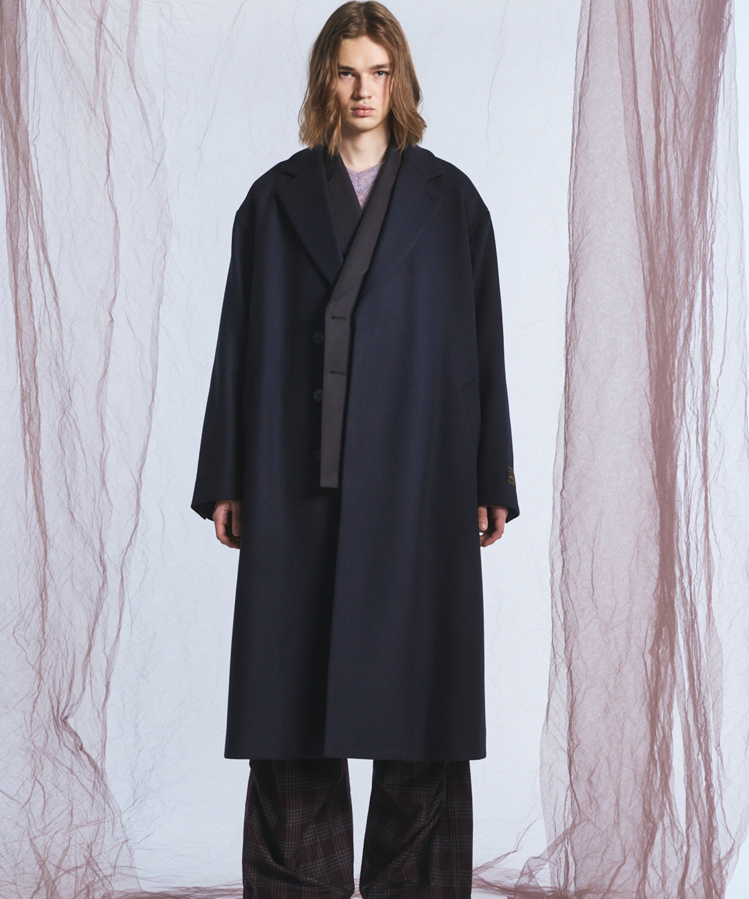 【26AW PRE-ORDER】Super170'sプライムオーバーメルトンチェスターコート