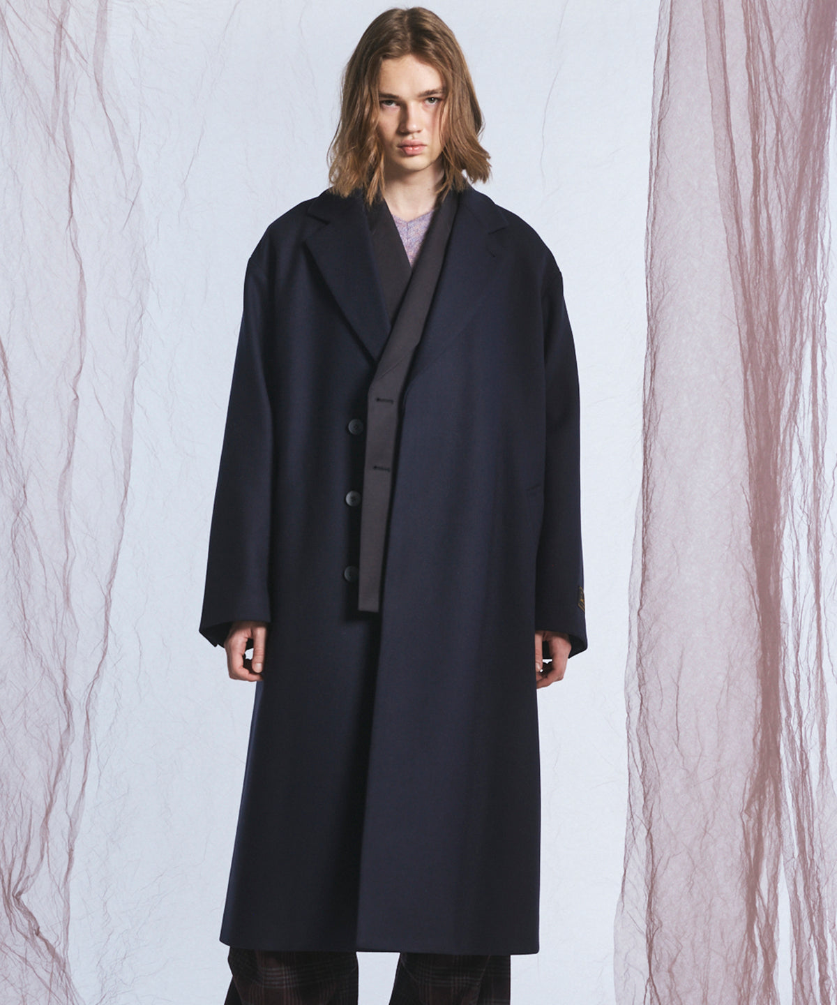 【26AW PRE-ORDER】Super170'sプライムオーバーメルトンチェスターコート