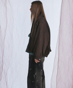 Dress-Fit Sheep Leather Double Rider Jacket