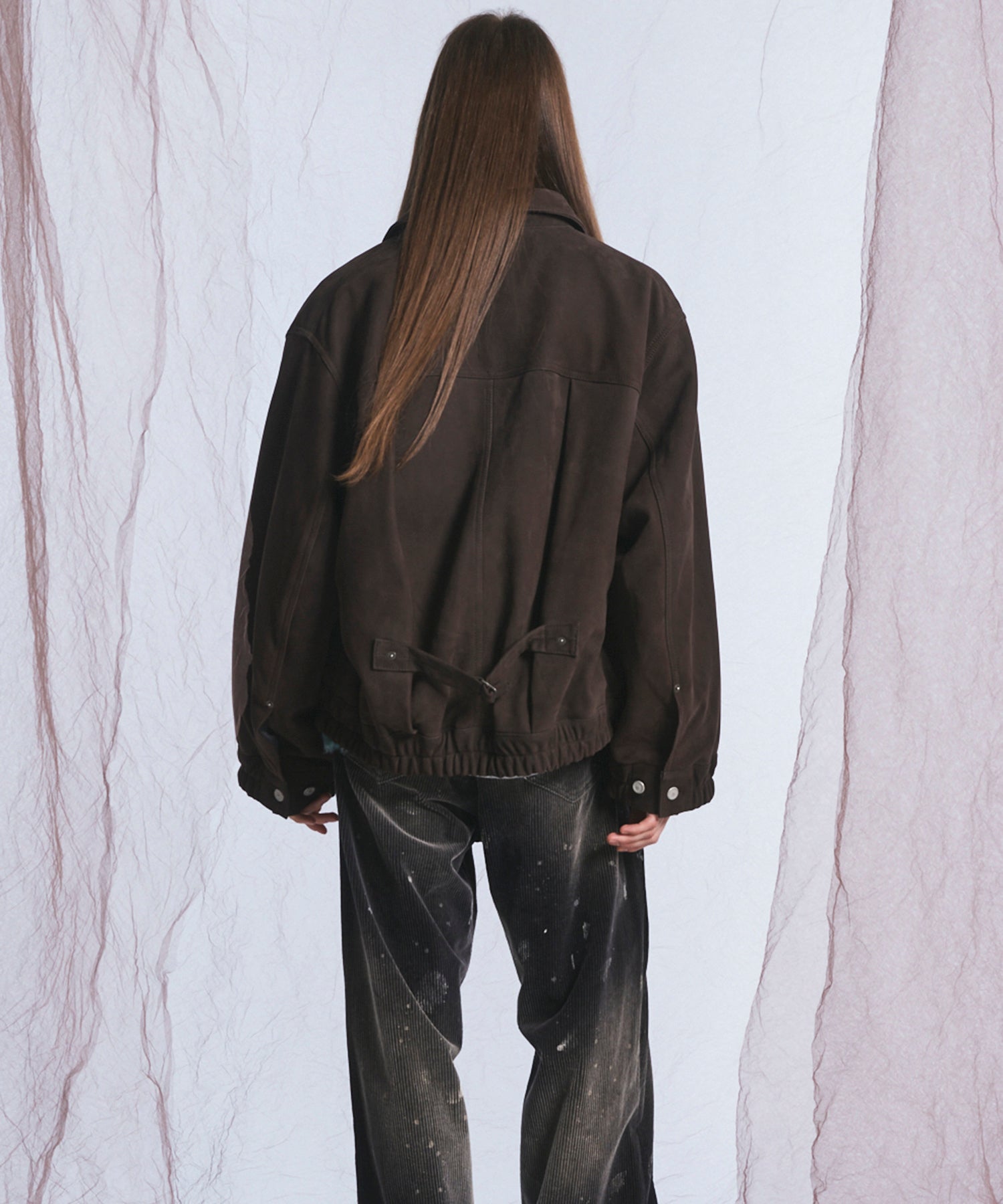 Dress-Fit Sheep Leather Double Rider Jacket