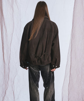 Dress-Fit Sheep Leather Double Rider Jacket