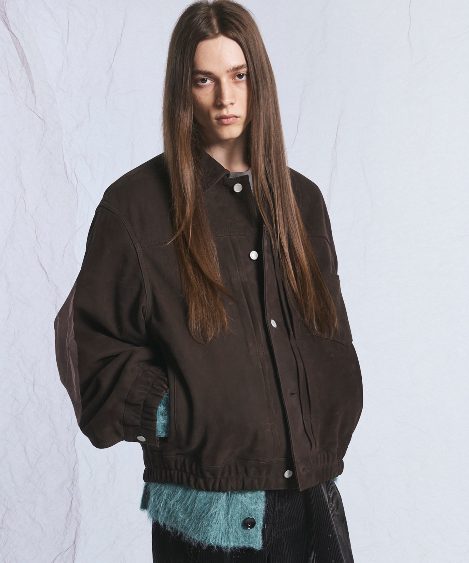 Dress-Fit Sheep Leather Double Rider Jacket