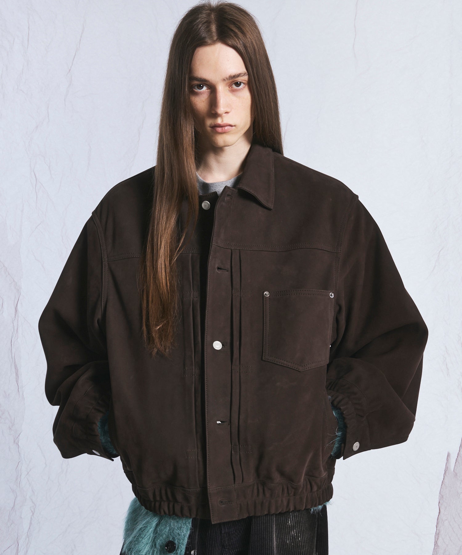 Dress-Fit Sheep Leather Double Rider Jacket