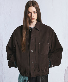 Dress-Fit Sheep Leather Double Rider Jacket