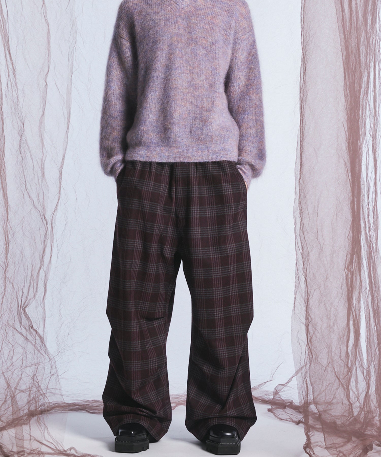 【26AW PRE-ORDER】【Italian Dead Stock Fabric】プライムワイドリラックススノーパンツ