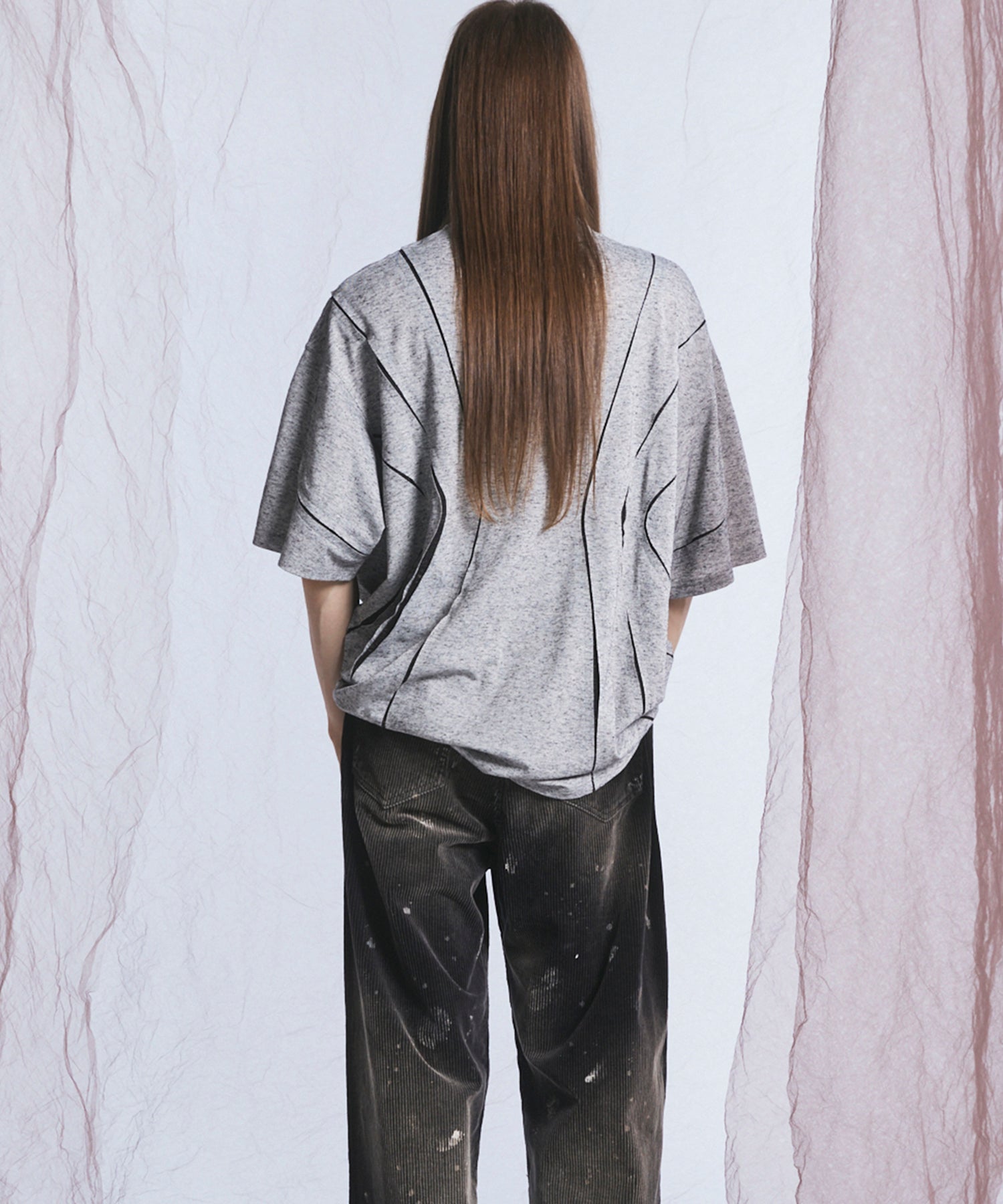 【26SS PRE-ORDER】Birdseye Jersey Mesh Prime-Over Henry Neck Short-sleeved T-shirt