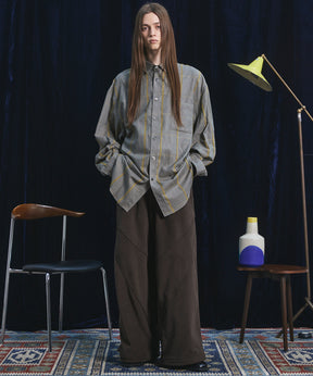 【26AW PRE-ORDER】【イタリアンデッドストックファブリック】プライムオーバーレギュラーカラーシャツコート