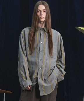 【26AW PRE-ORDER】【イタリアンデッドストックファブリック】プライムオーバーレギュラーカラーシャツコート