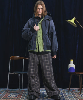 【26AW PRE-ORDER】シャギーニットプライムオーバーYネックカーディガン