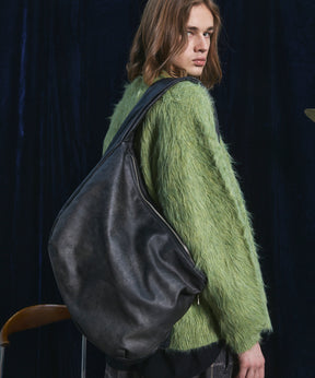 Leather Shoulder “BANANA” Bag