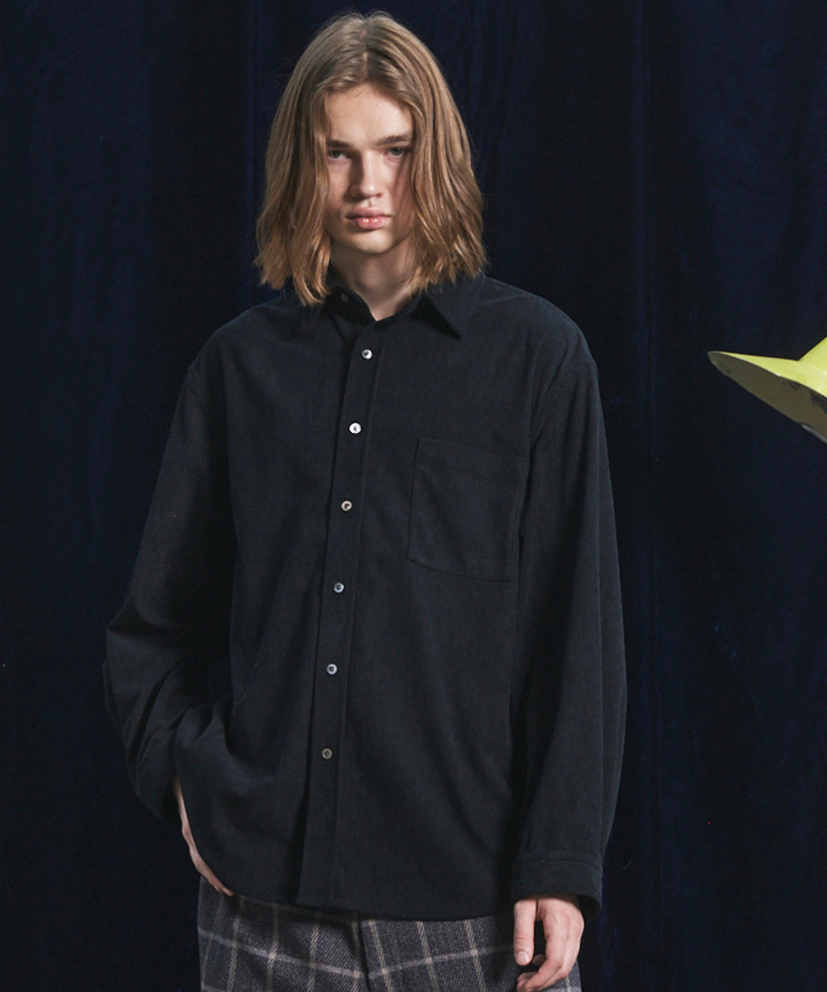 【26AW PRE-ORDER】11Waleコーデュロイプライムオーバーレギュラーカラーシャツ