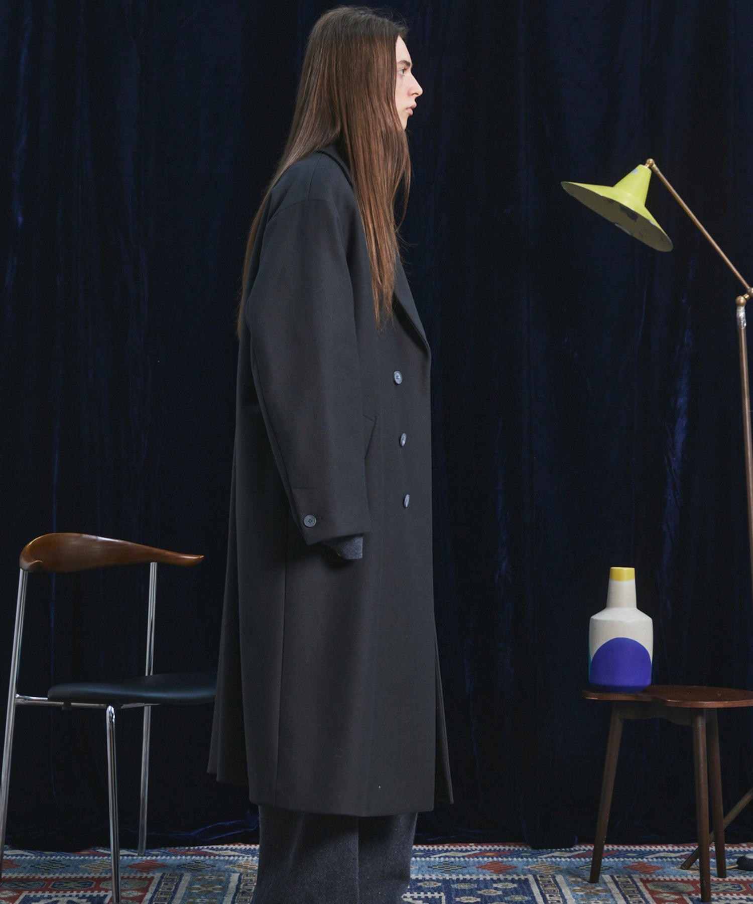 【26AW PRE-ORDER】Super170'sプライムオーバーメルトンチェスターコート
