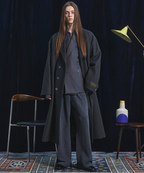 【26AW PRE-ORDER】Super170'sプライムオーバーメルトンチェスターコート