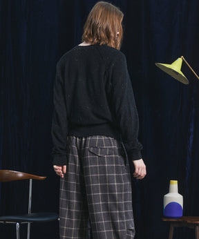 【26AW PRE-ORDER】ネップリブニットプライムオーバーVネックトップス