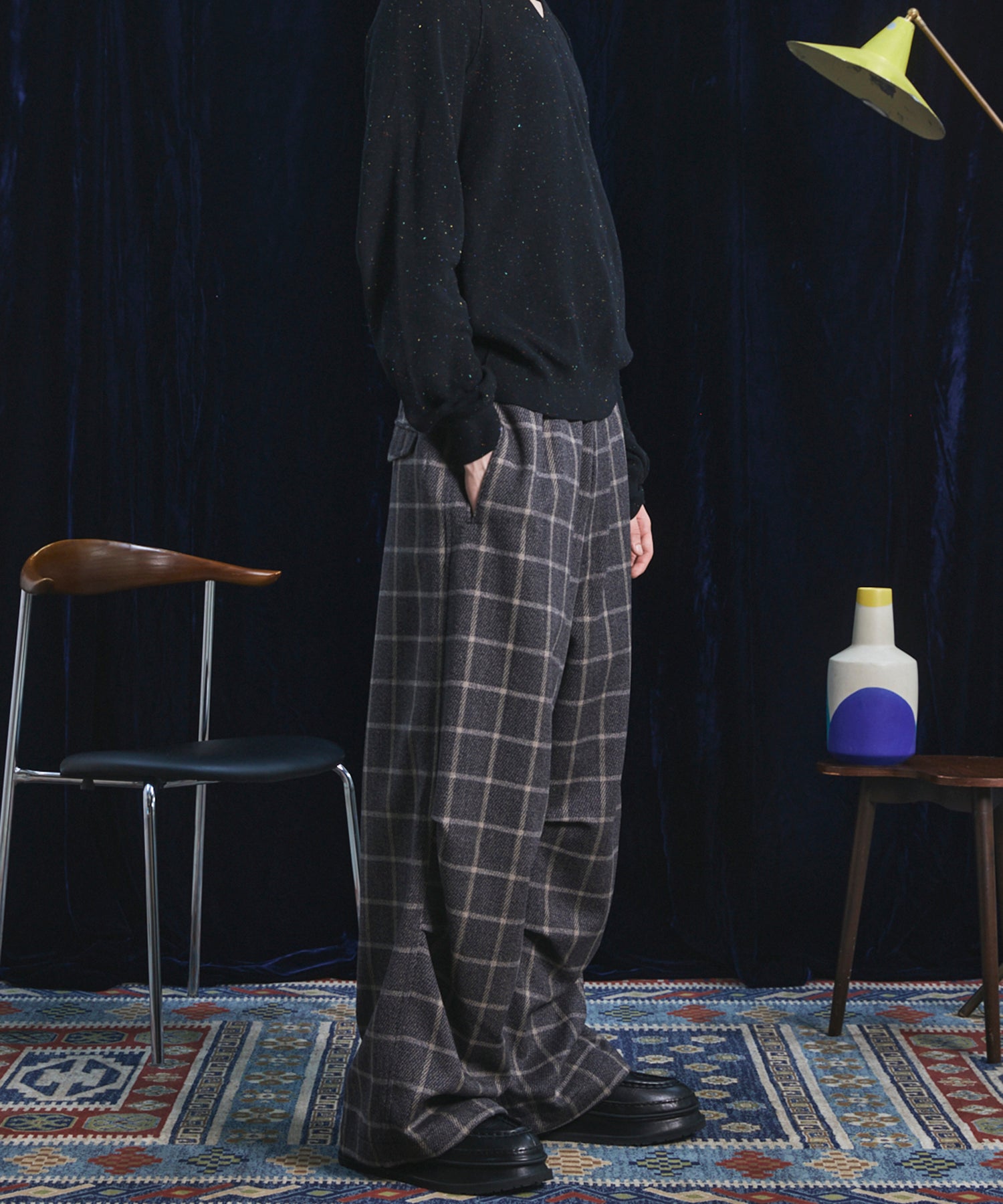 【26AW PRE-ORDER】【Italian Dead Stock Fabric】プライムワイドリラックススノーパンツ