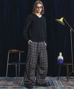 【26AW PRE-ORDER】ネップリブニットプライムオーバーVネックトップス