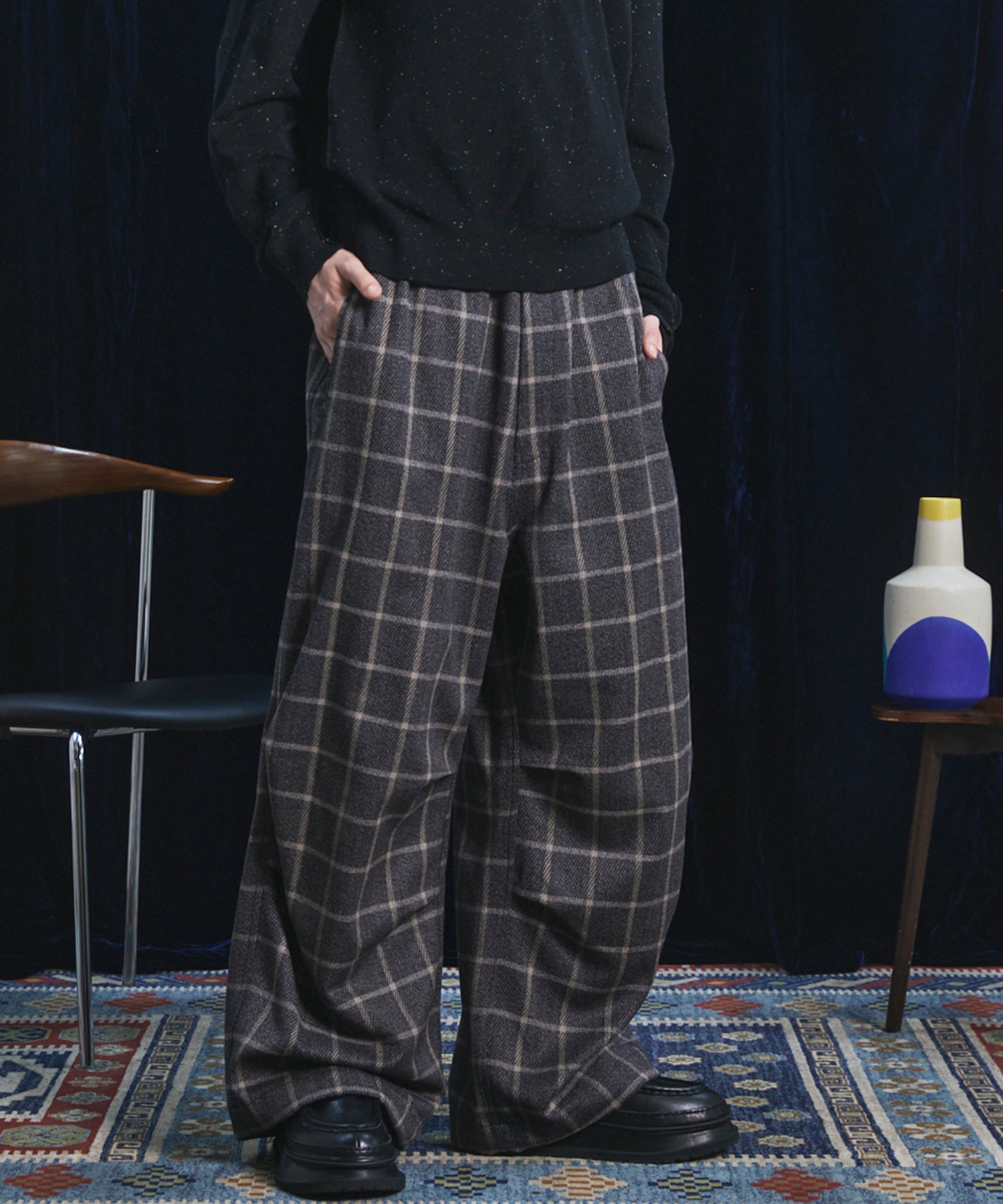 【26AW PRE-ORDER】【Italian Dead Stock Fabric】プライムワイドリラックススノーパンツ