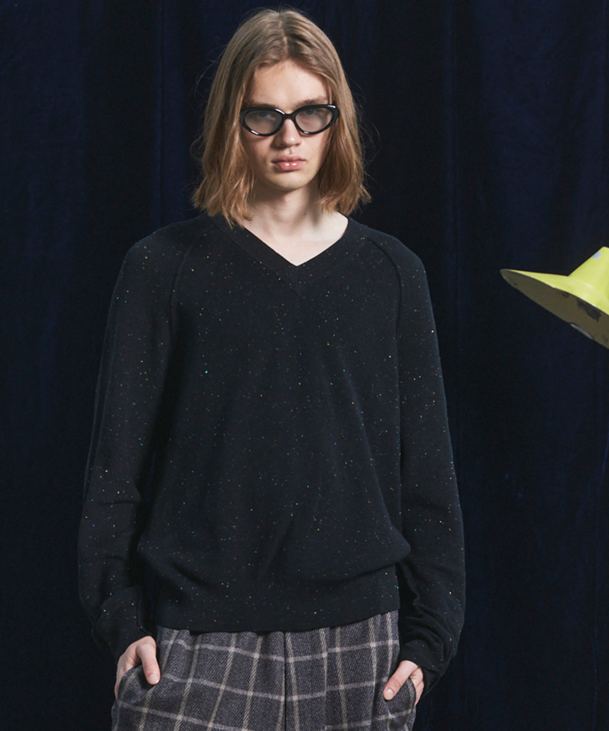 Airy Striped Gabardine Prime-Over Short-sleeved Shirt
