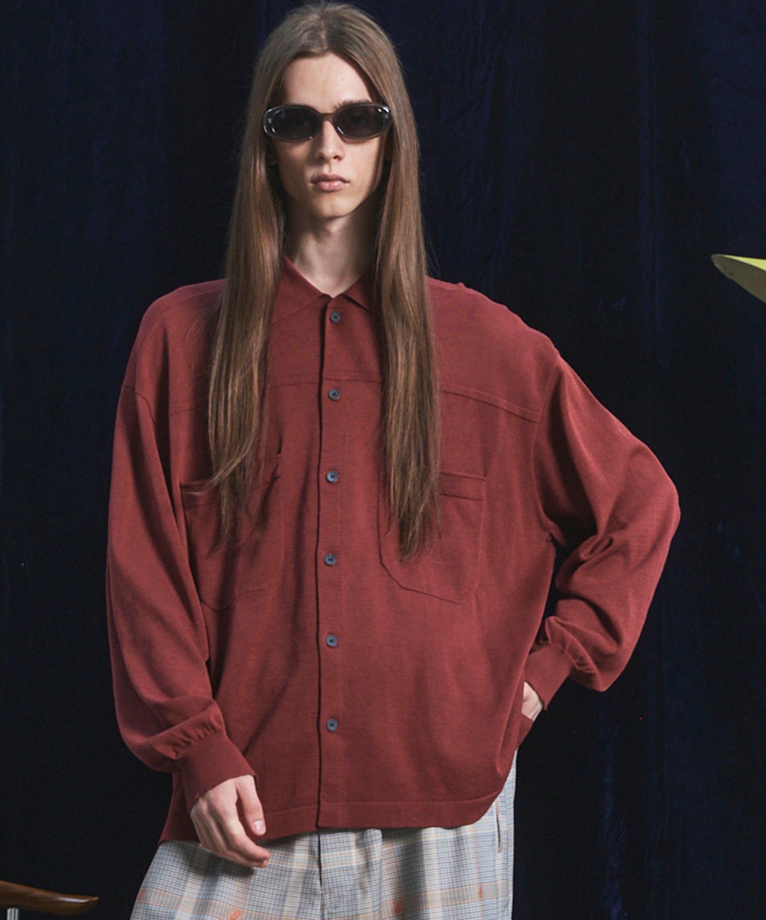 [26SS PRE-ORDER] Airy Striped Gabardine Prime-Over Short-sleeved Shirt
