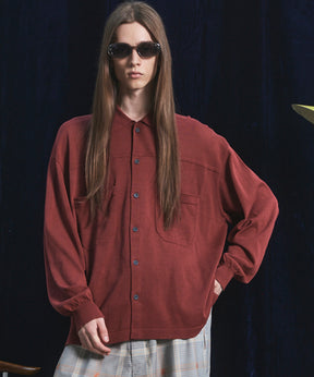 [26SS PRE-ORDER] Airy Striped Gabardine Prime-Over Short-sleeved Shirt