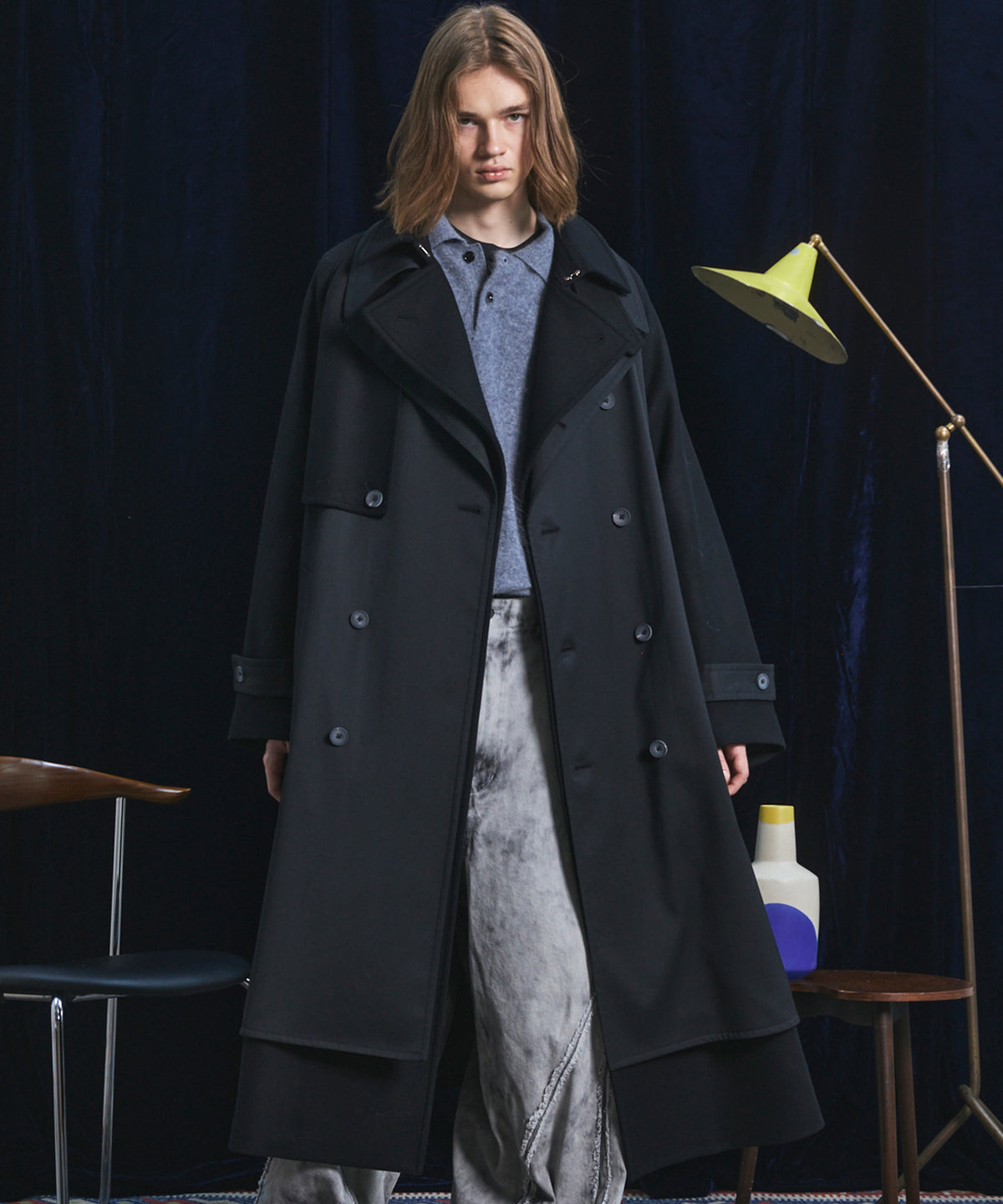【26AW PRE-ORDER】レイヤリングダブルブレステッドプライムオーバーコート