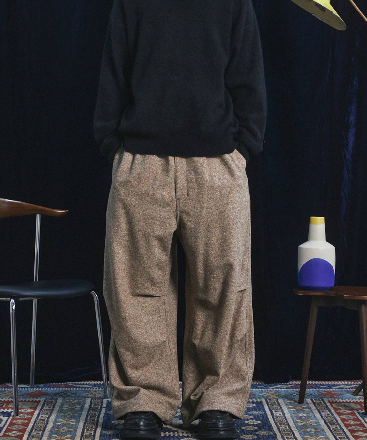 【26AW PRE-ORDER】【Italian Dead Stock Fabric】プライムワイドリラックススノーパンツ