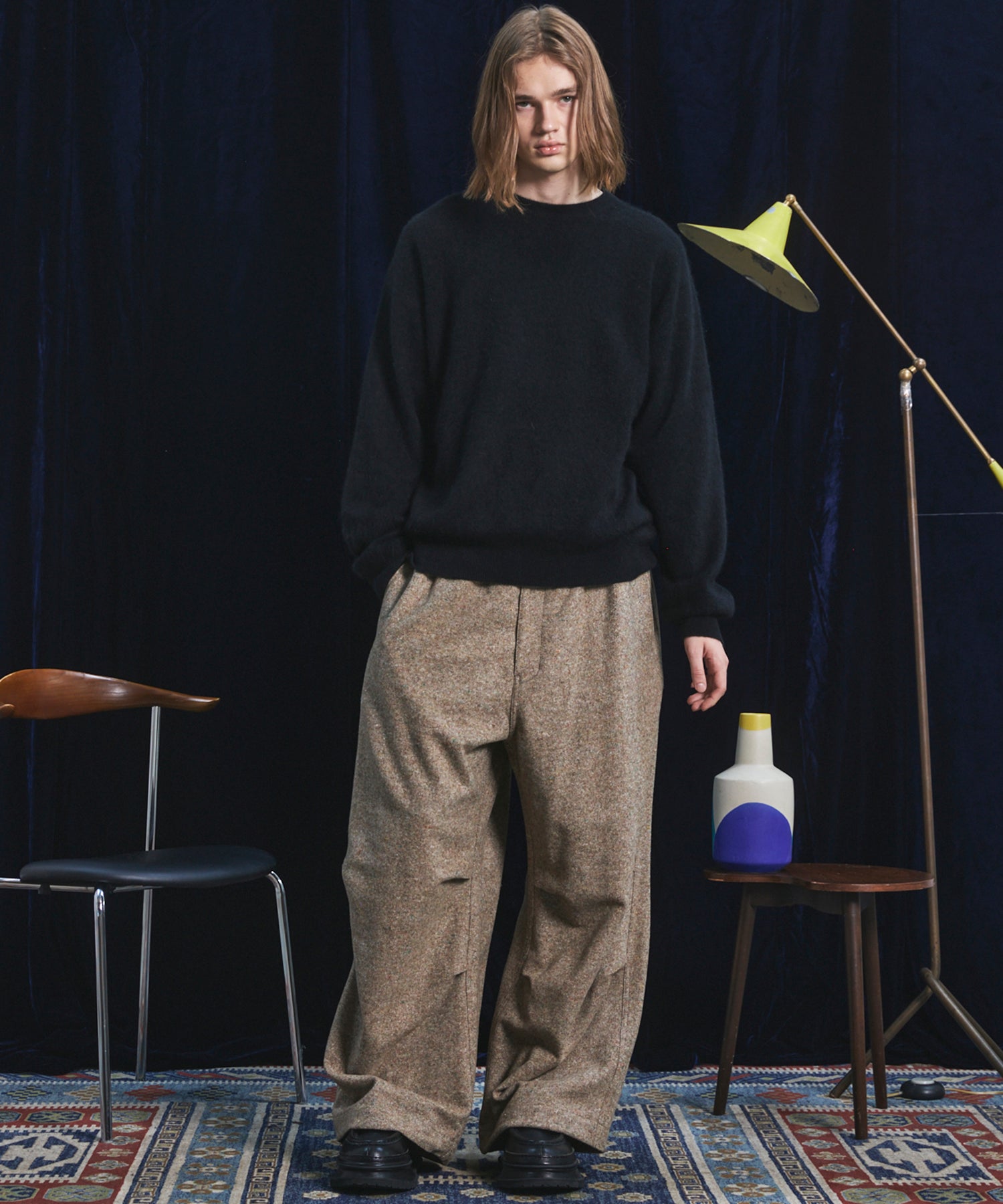 【26AW PRE-ORDER】【Italian Dead Stock Fabric】プライムワイドリラックススノーパンツ