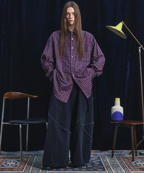 【26AW PRE-ORDER】【イタリアンデッドストックファブリック】プライムオーバーレギュラーカラーシャツコート