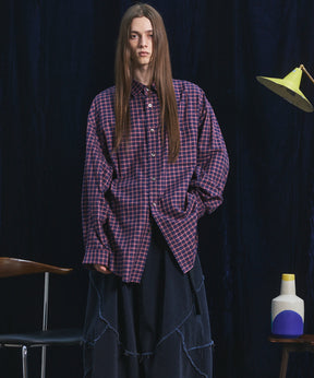 【26AW PRE-ORDER】【イタリアンデッドストックファブリック】プライムオーバーレギュラーカラーシャツコート