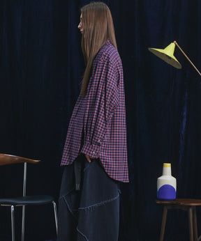 【26AW PRE-ORDER】【イタリアンデッドストックファブリック】プライムオーバーレギュラーカラーシャツコート