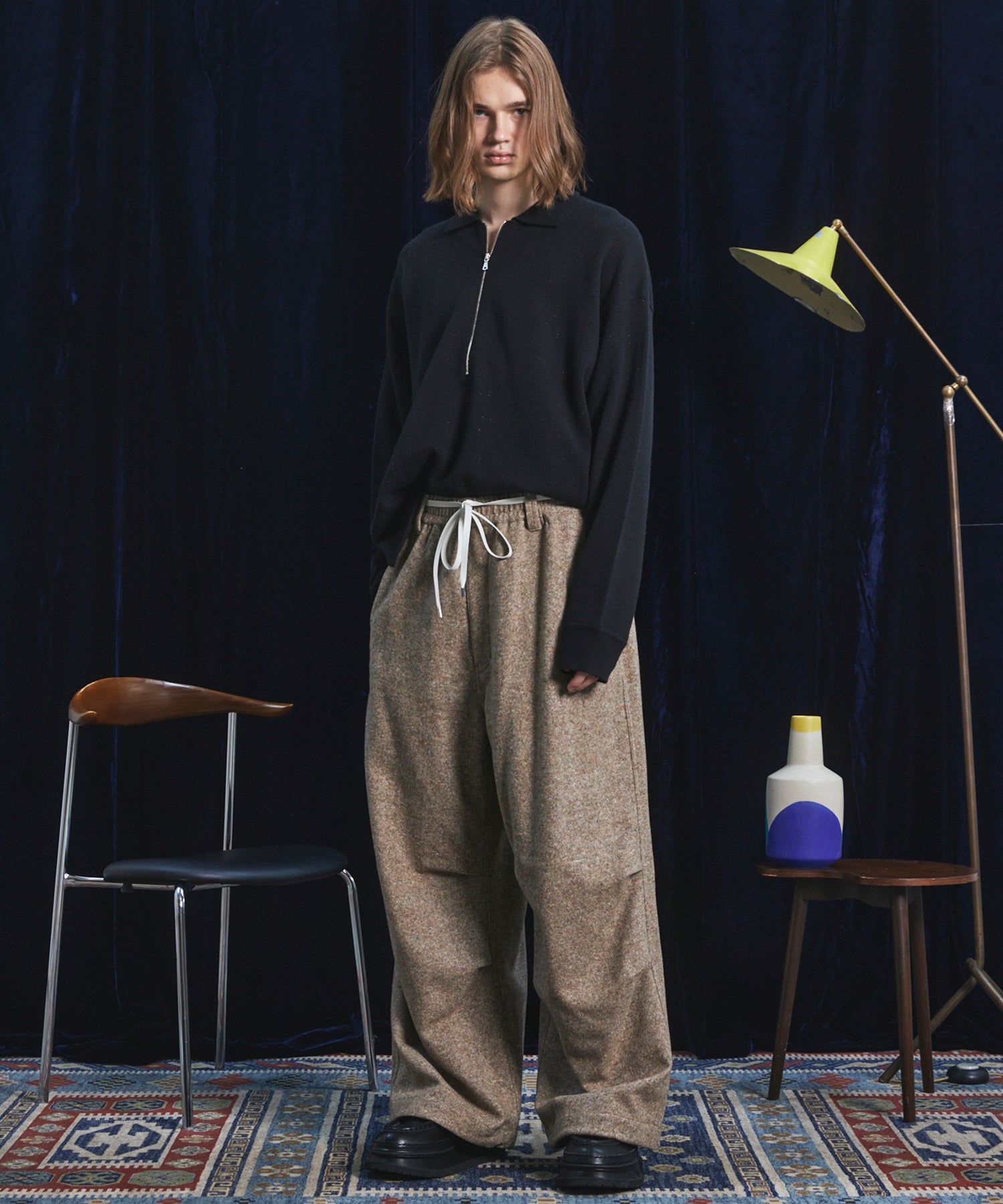 【26AW PRE-ORDER】【Italian Dead Stock Fabric】プライムワイドリラックススノーパンツ