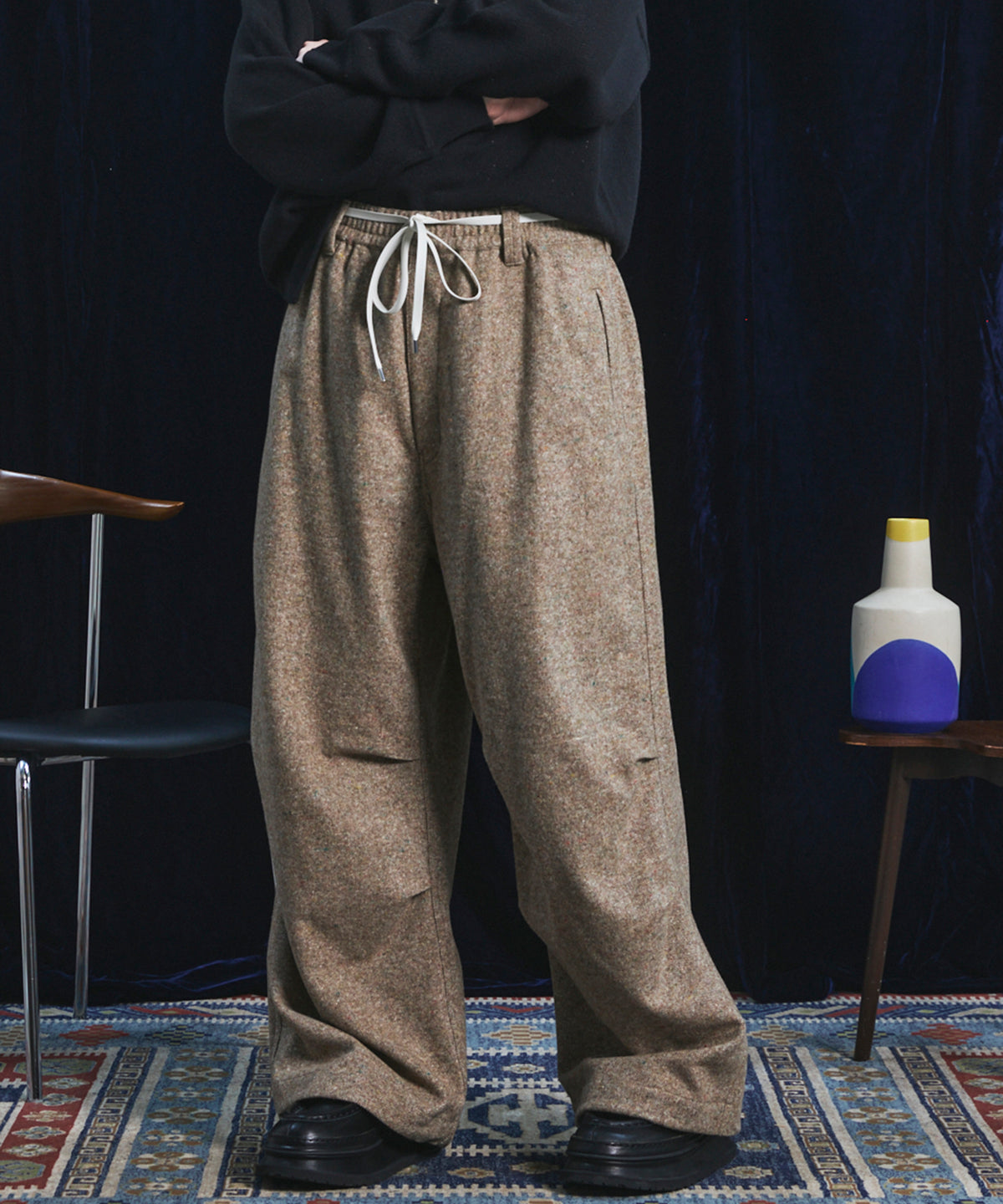 【26AW PRE-ORDER】【Italian Dead Stock Fabric】プライムワイドリラックススノーパンツ