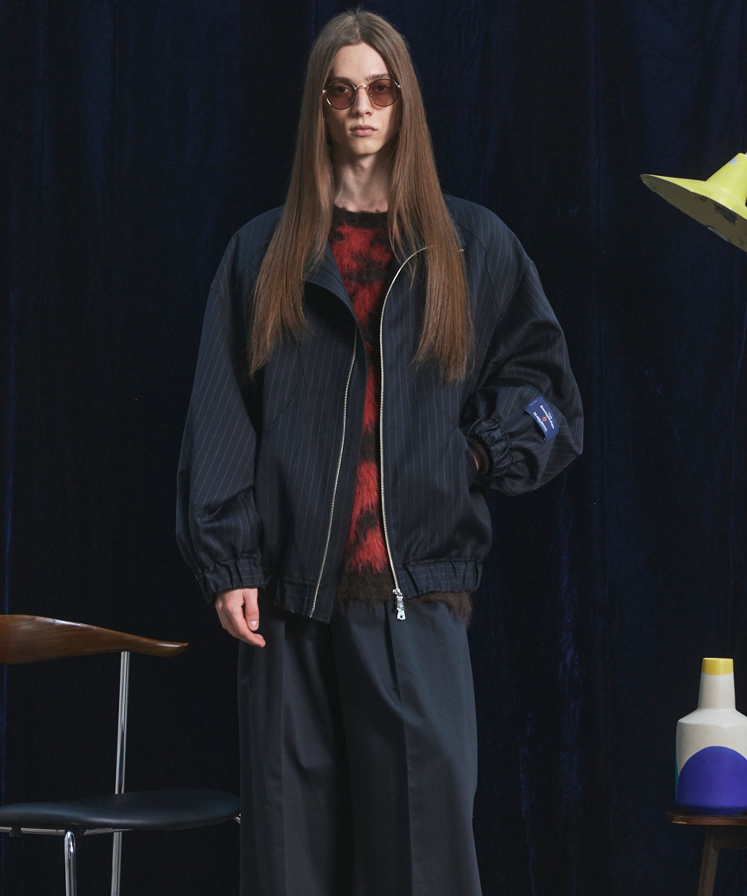 【26AW PRE-ORDER】【Ermenegildo Zegna Fabric】Prime-Over Stand-Collar Blouson