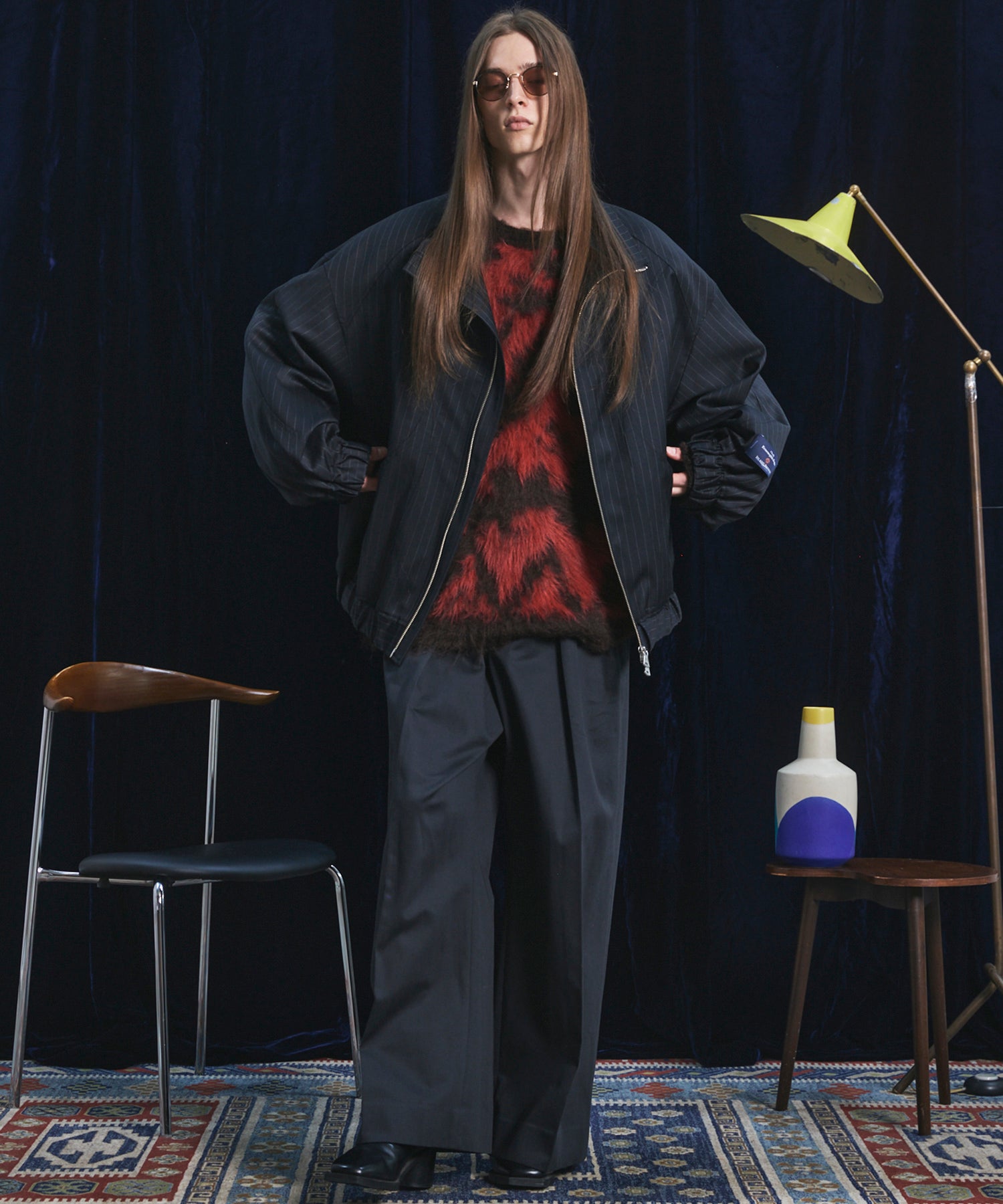 【26AW PRE-ORDER】【Ermenegildo Zegna Fabric】Prime-Over Stand-Collar Blouson