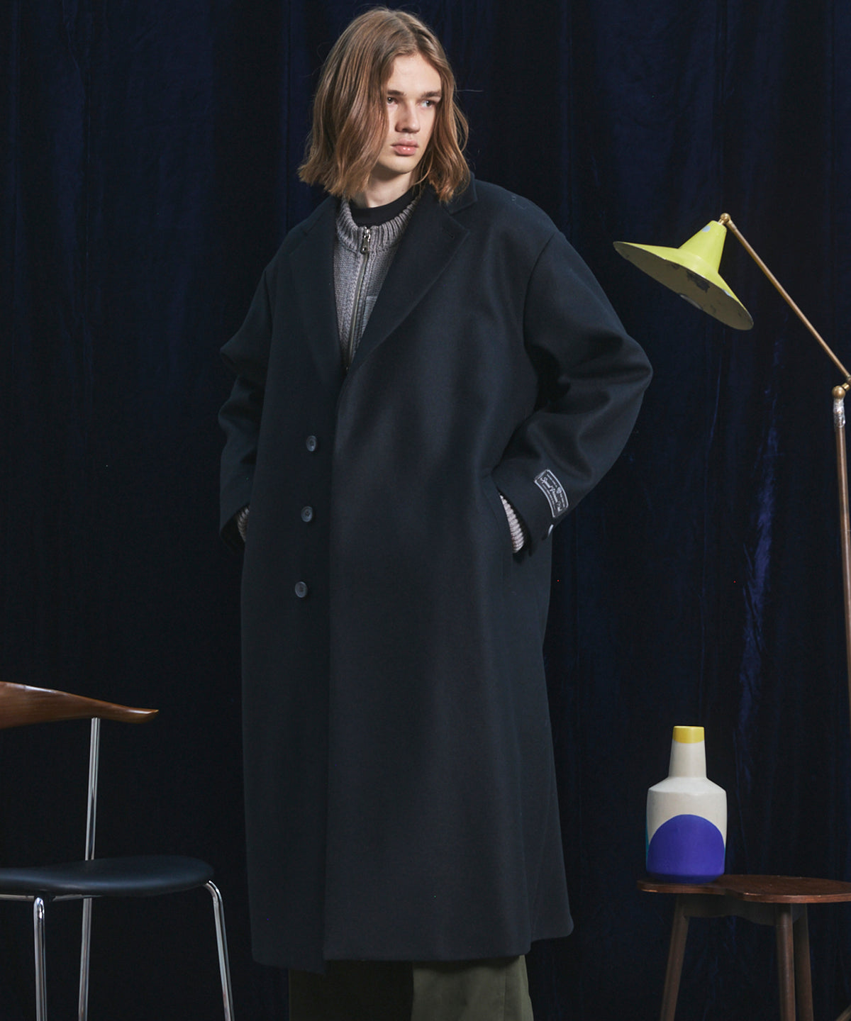 【26AW PRE-ORDER】Super140'sプライムオーバーメルトンチェスターコート