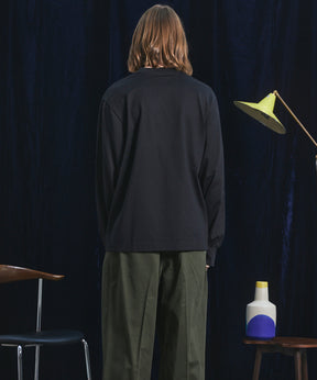 【26AW PRE-ORDER】Silky Heavy-weight Single Jersey Prime-Over Long-sleeved T-shirt