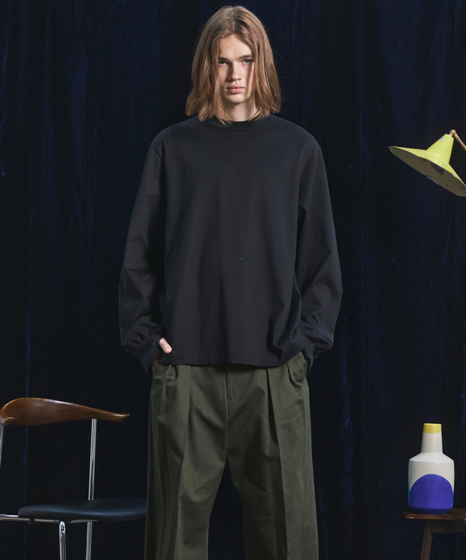 【26AW PRE-ORDER】Silky Heavy-weight Single Jersey Prime-Over Long-sleeved T-shirt