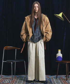 【26AW PRE-ORDER】シャギーニットプライムオーバーYネックカーディガン