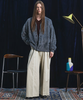 【26AW PRE-ORDER】ネップリブニットプライムオーバーVネックトップス